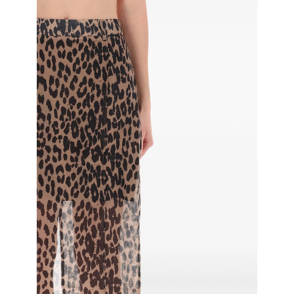 animal-print pleated skirt - Img 2