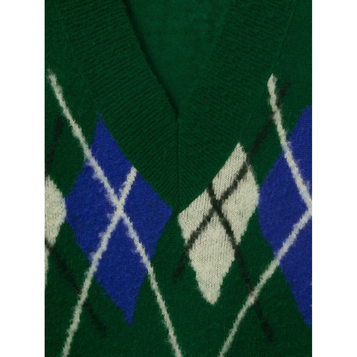 argyle-intarsia wool maxi dress - Img 5