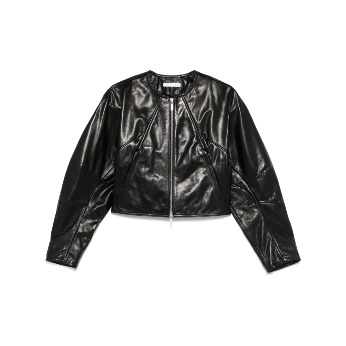 Articulated leather jacket