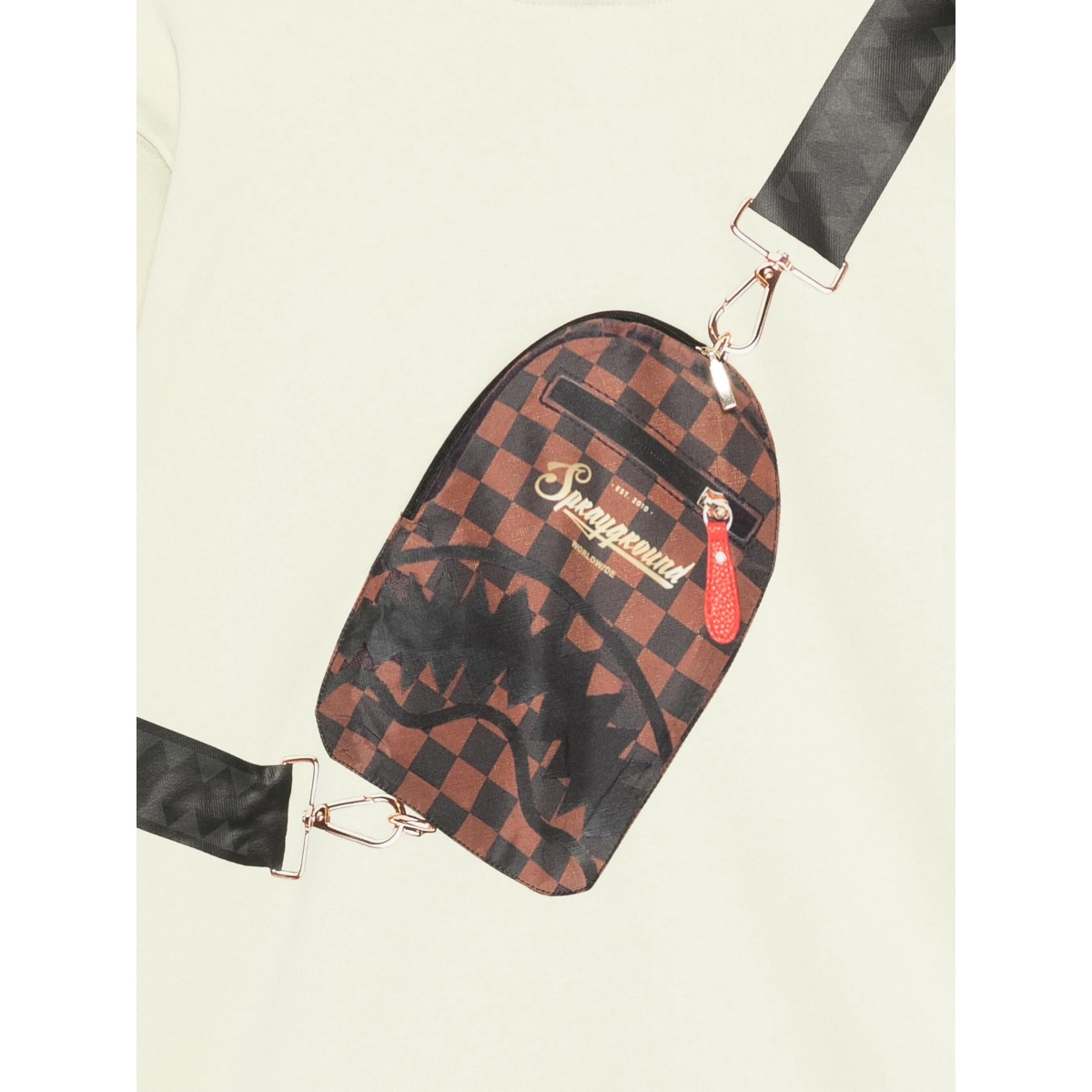 bag-print hoodie - Img 3