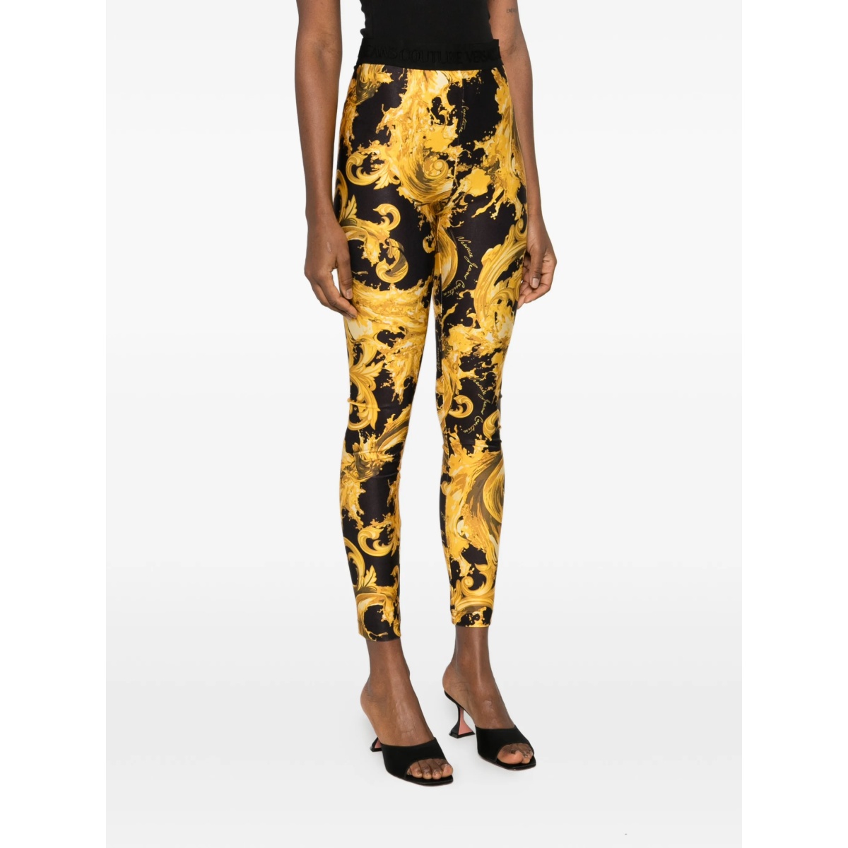 Barocco-print leggings - Img 3