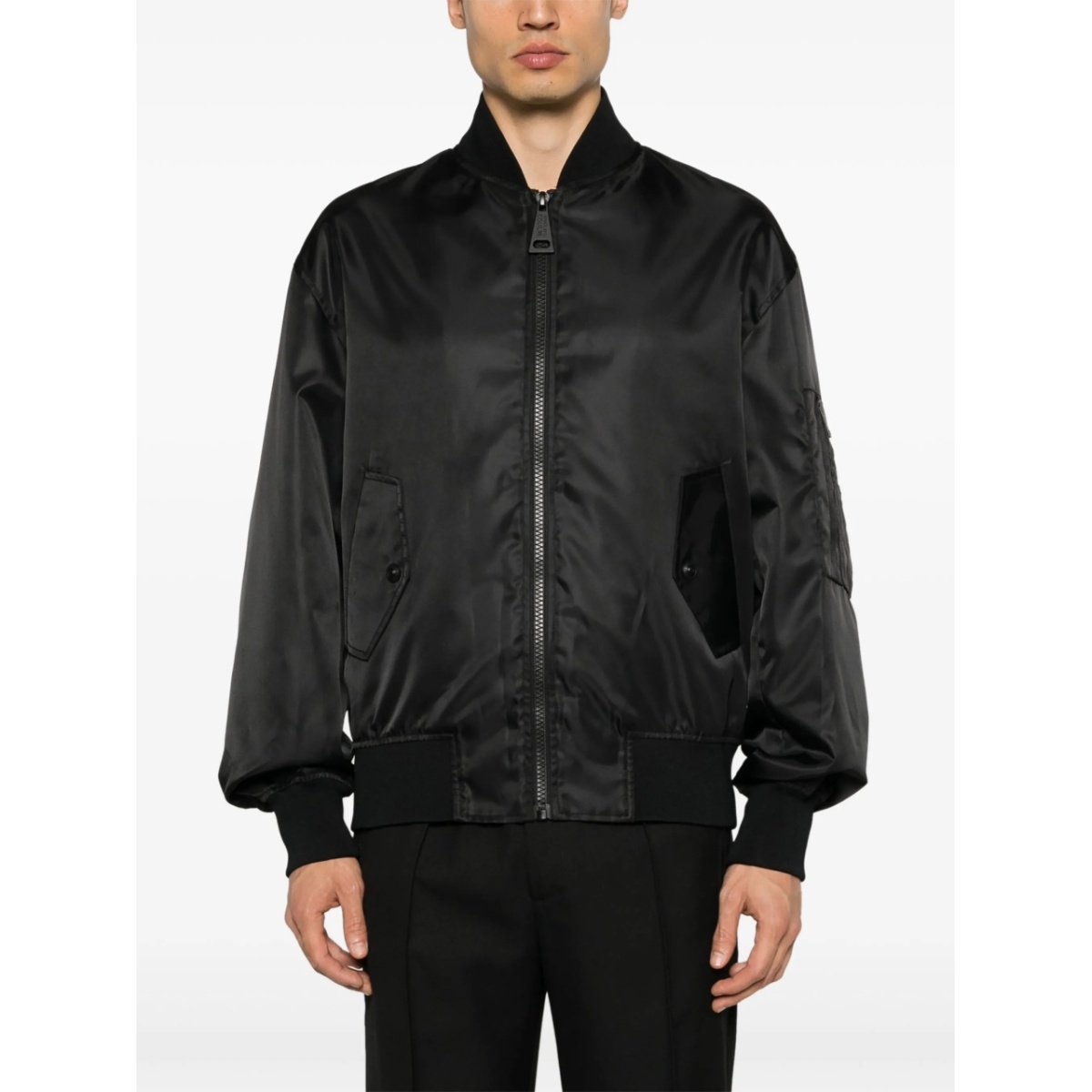 baroque-print bomber jacket - Img 3