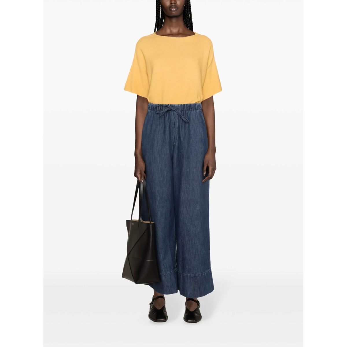 beaded-trim short-sleeve jumper - Img 2