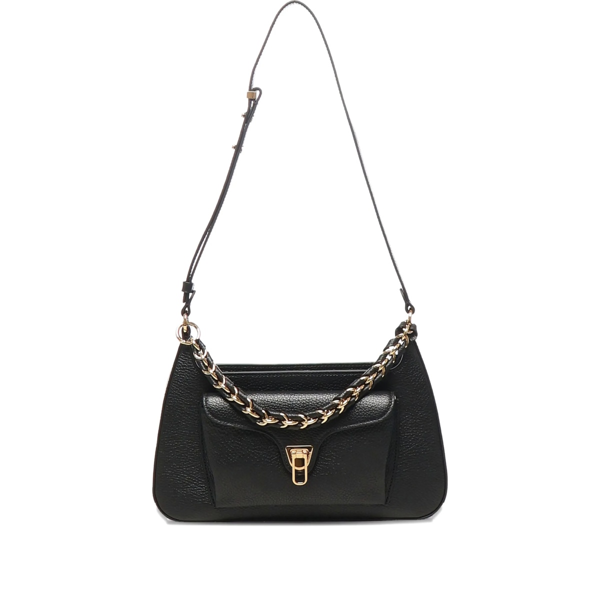 Beat chain-trimmed shoulder bag