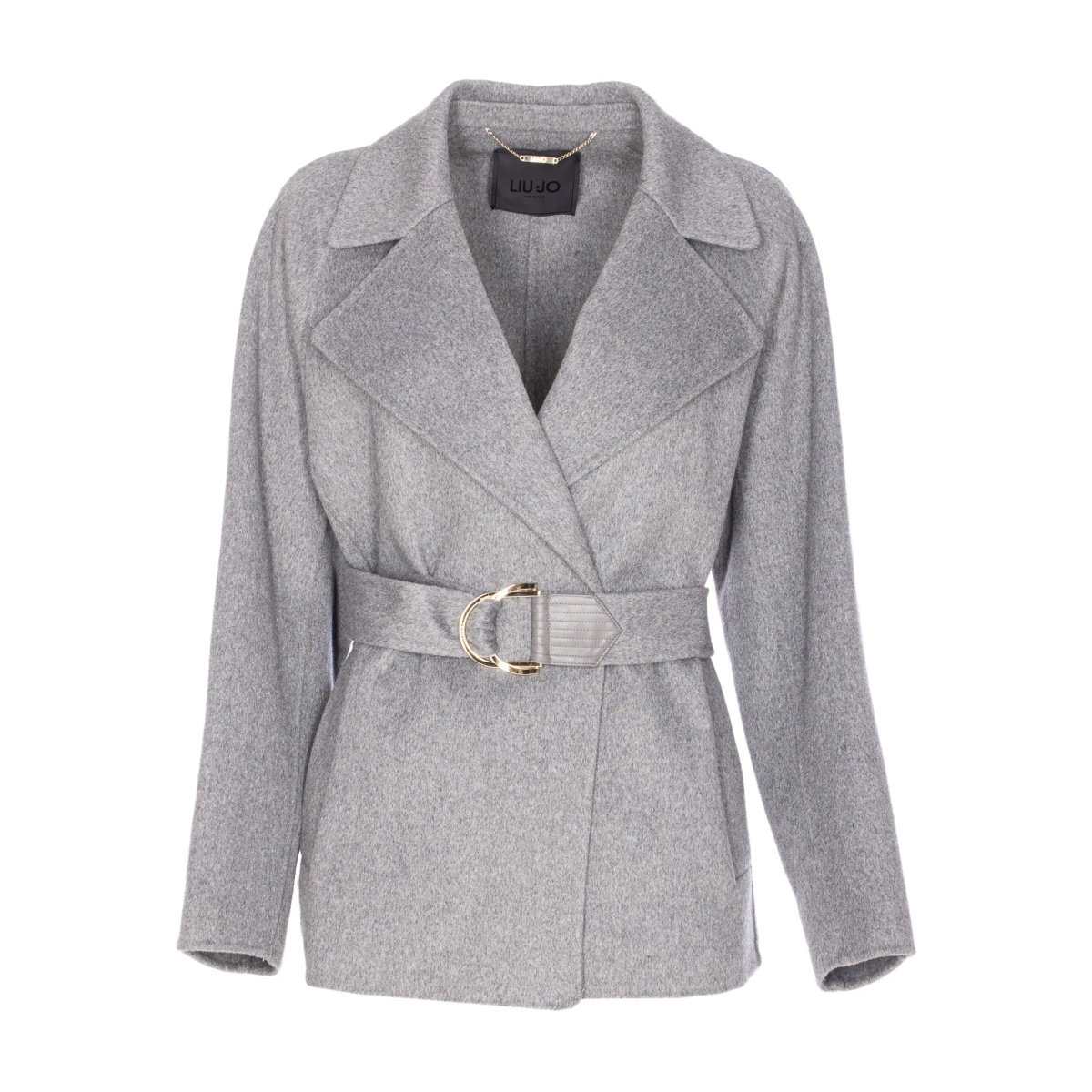 belted double-breasted coat