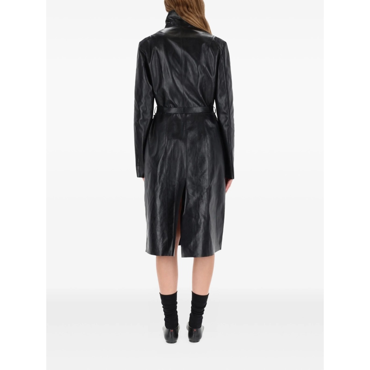 belted leather jacket - Img 3