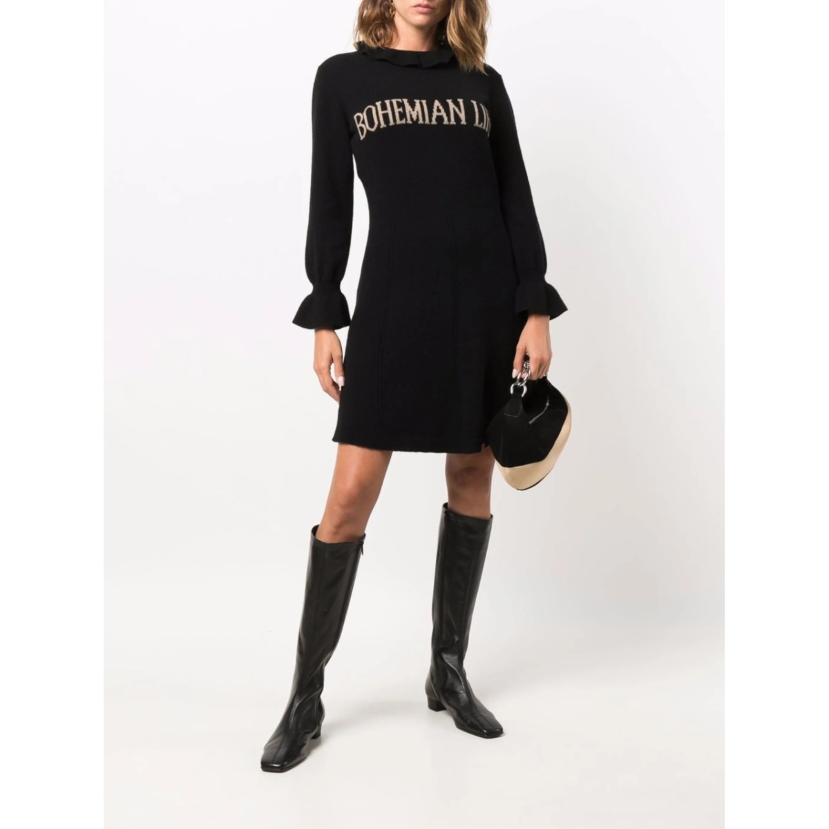Bohemian Life intarsia-knit dress - Img 2