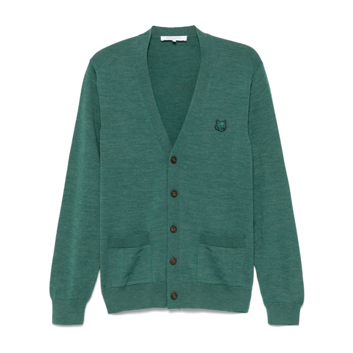 Bold Fox Head Patch cardigan