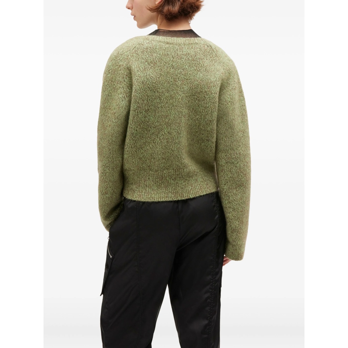 brushed v-neck sweater - Img 4