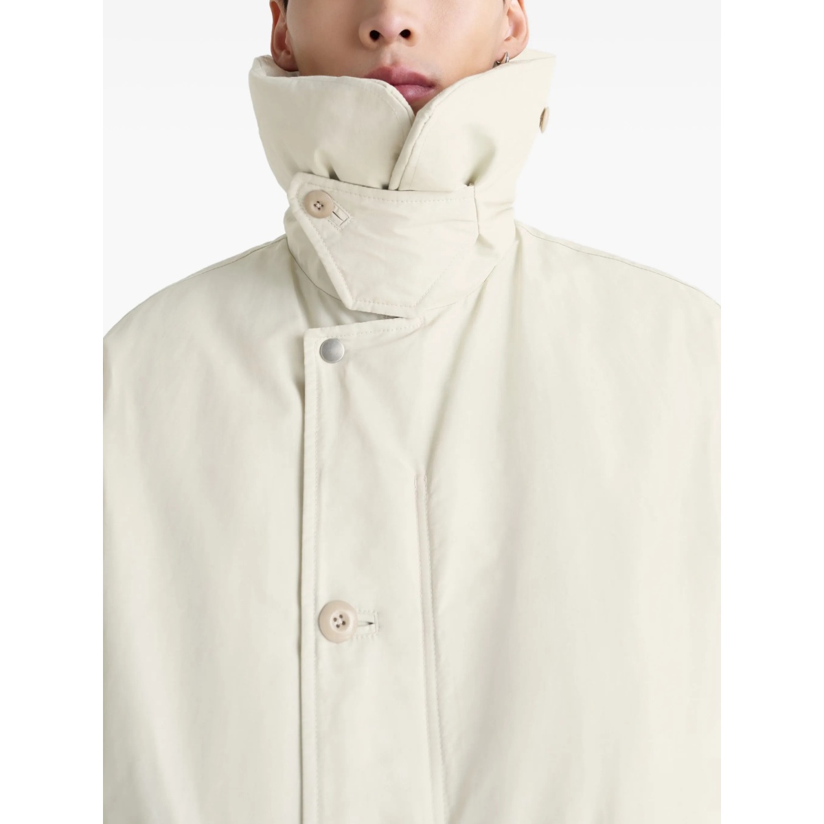 bubble-collar puffer jacket - Img 4