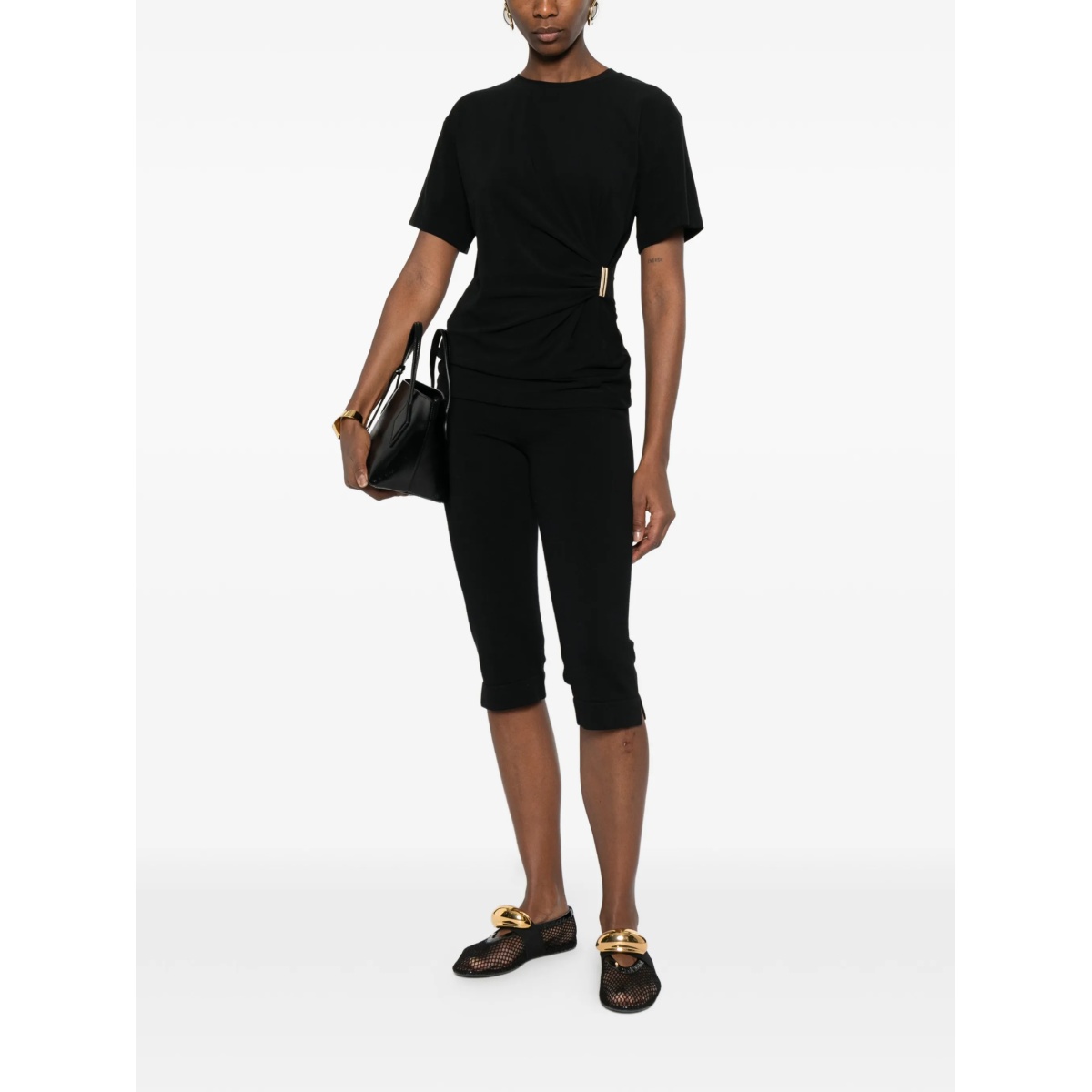 buckle draped T-shirt - Img 2