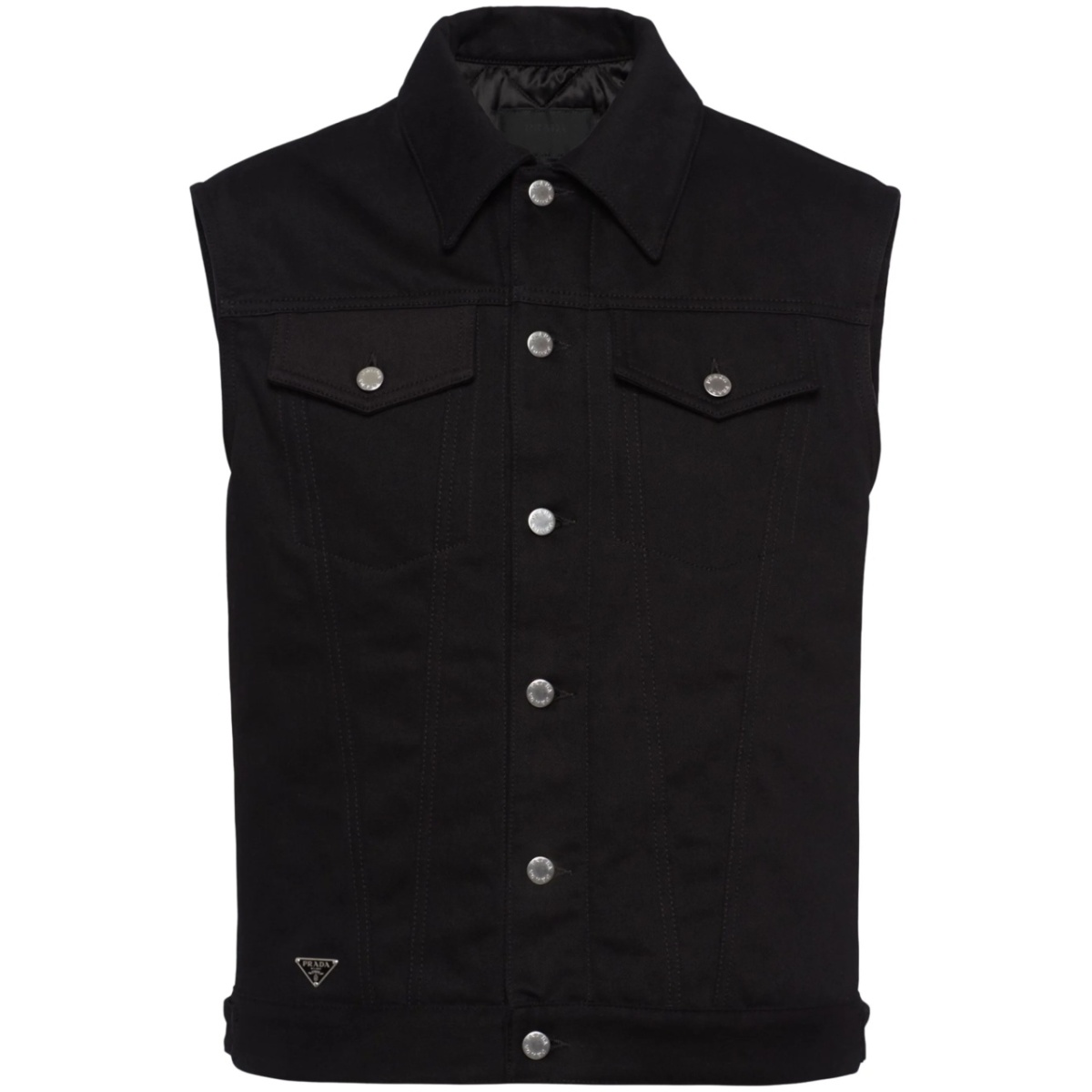 Bull button-up denim gilet