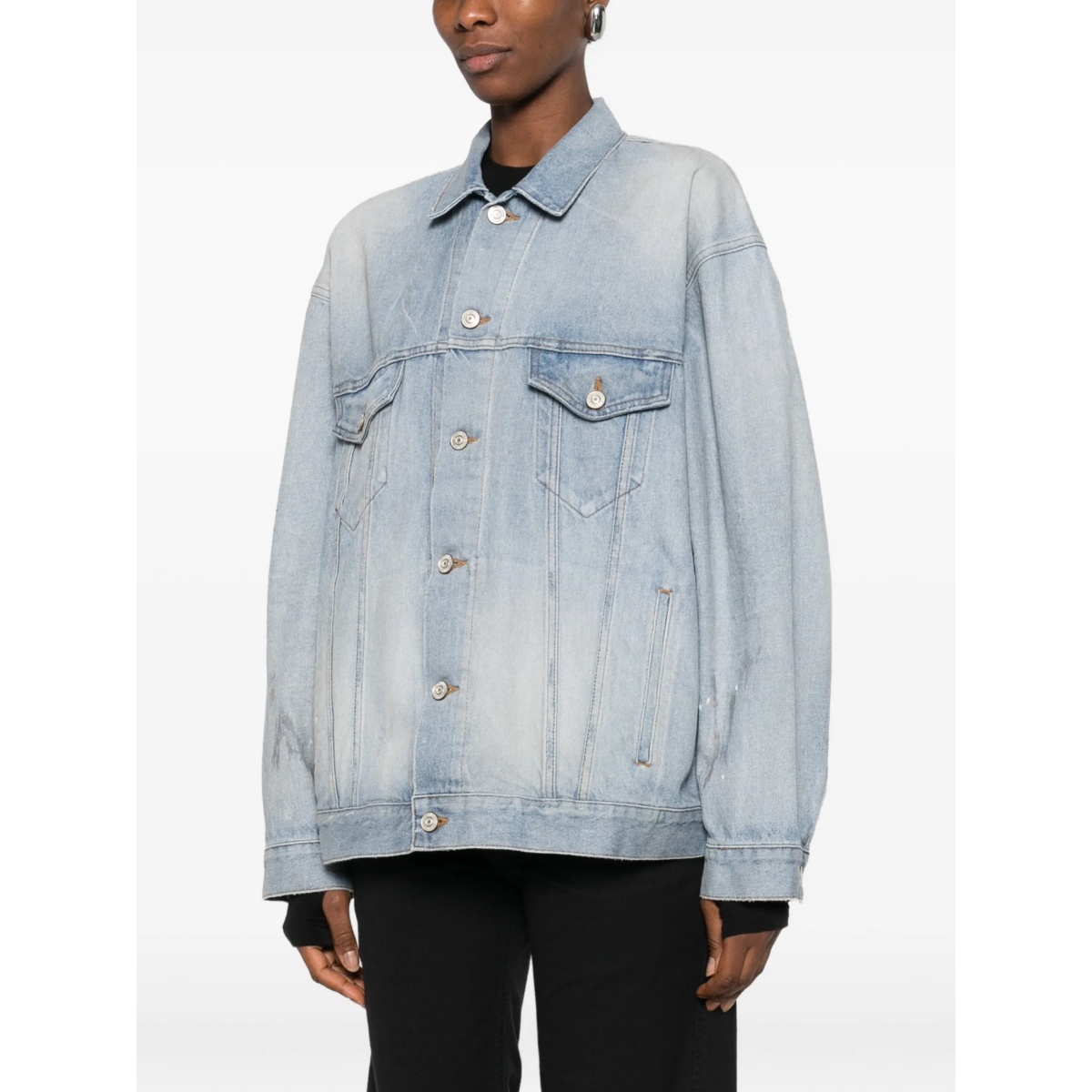 button denim jacket - Img 4