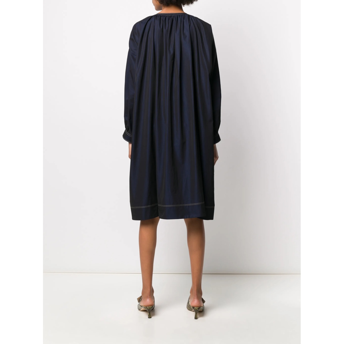 button details poplin dress - Img 4