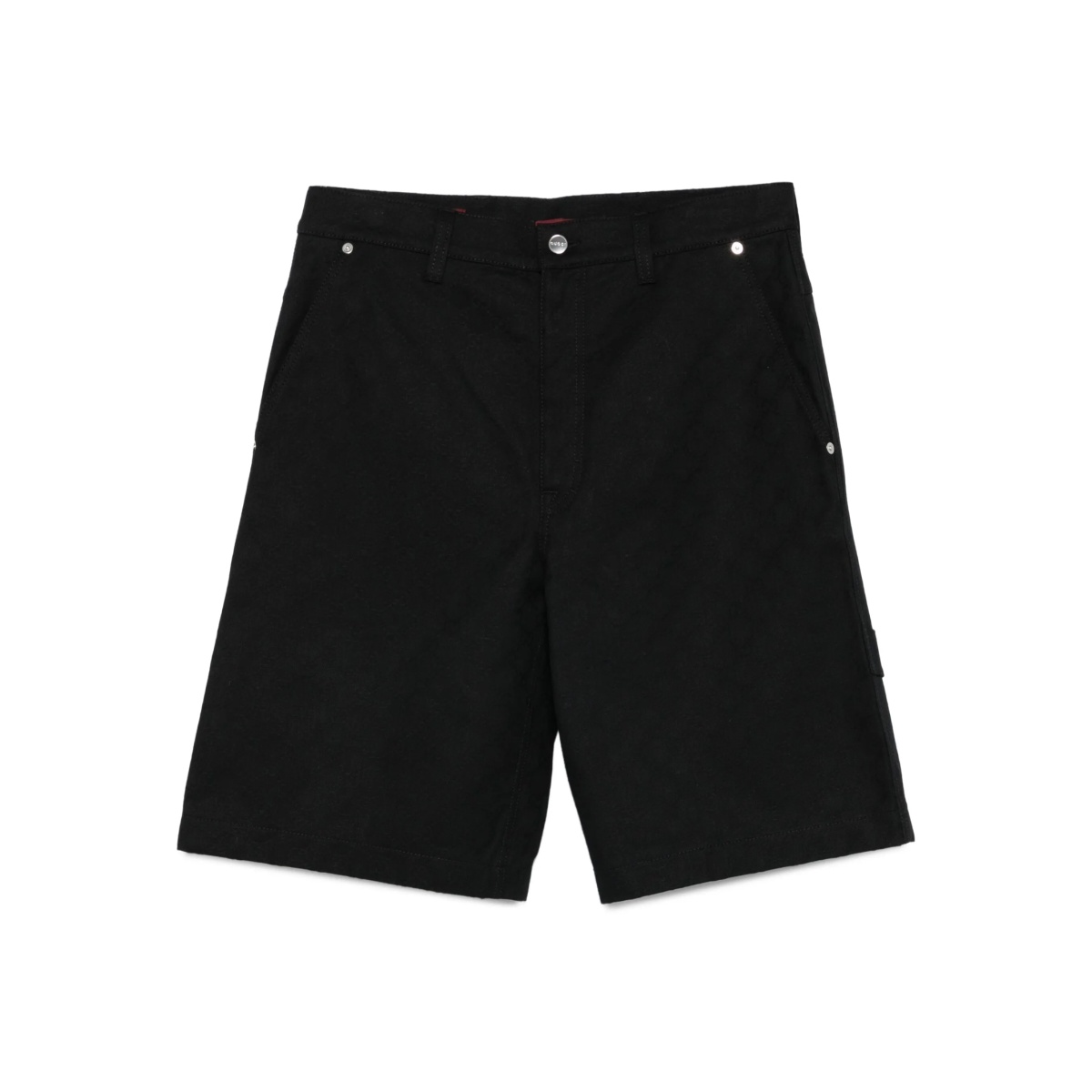 button-fly cotton shorts