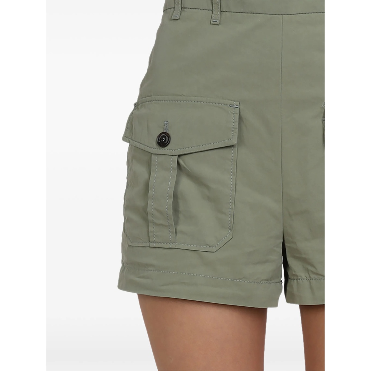 buttoned cargo-pockets shorts - Img 2