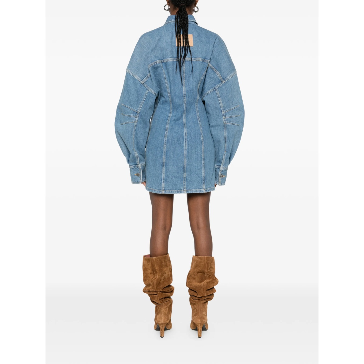 buttoned mini dress - Img 4