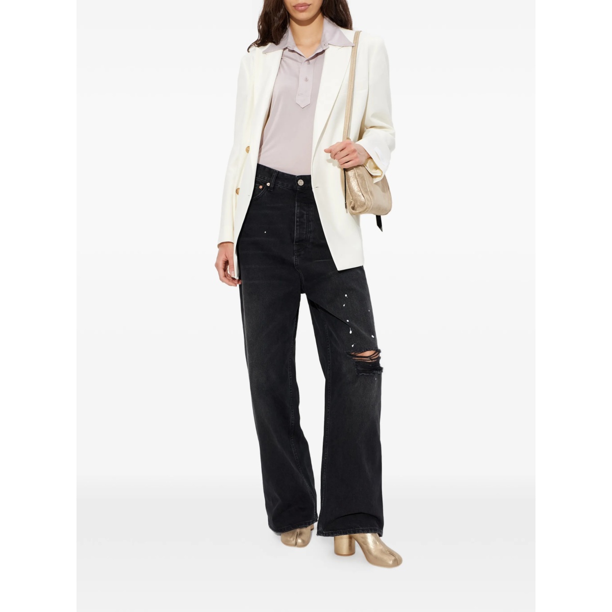 buttoned polo top - Img 2