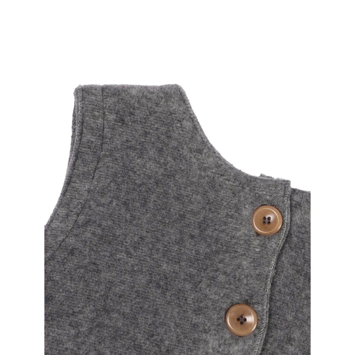 buttoned ruffled gilet - Img 3