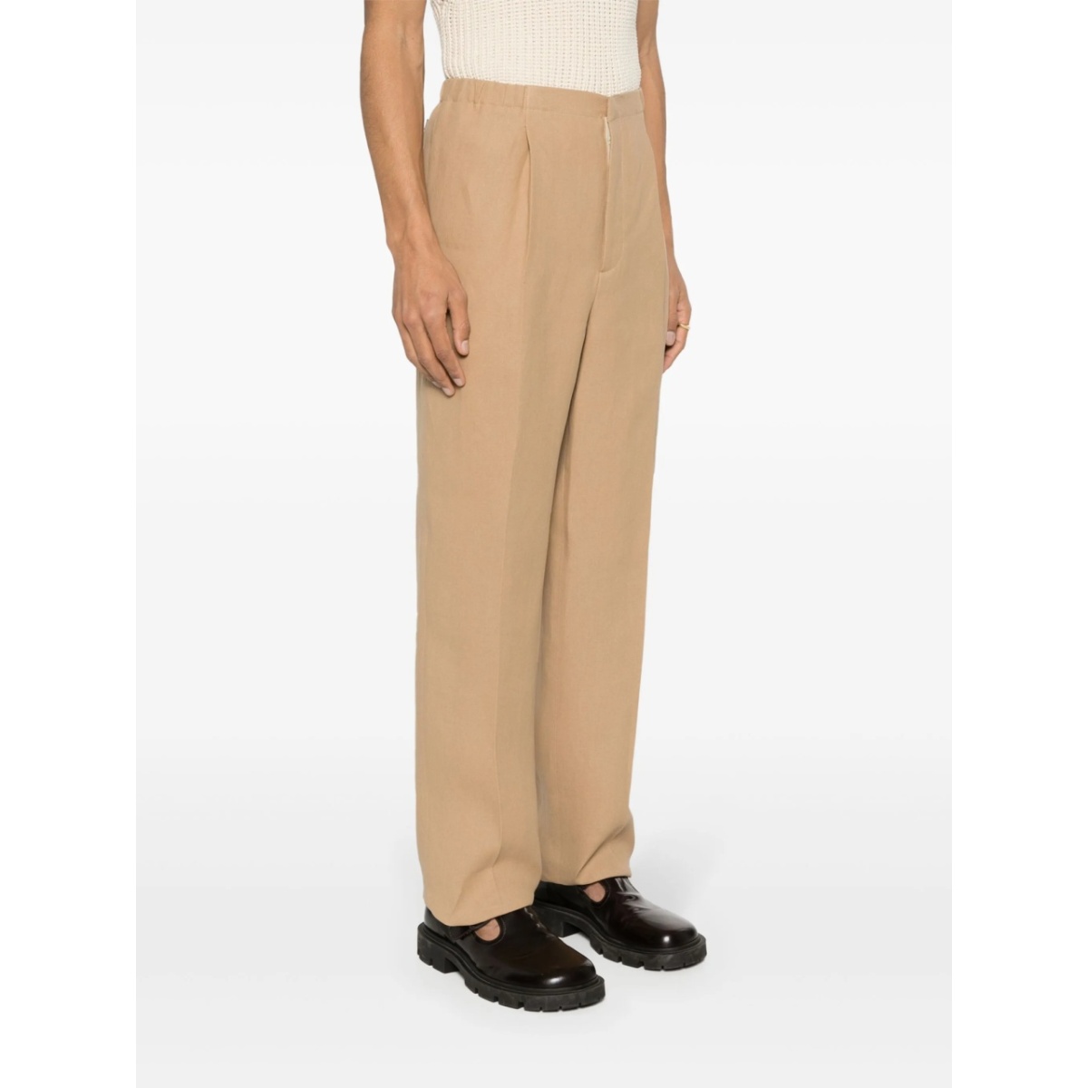 canvas straight-leg trousers - Img 3