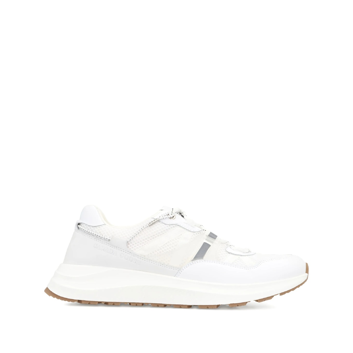 Cascade leather mesh panel sneakers