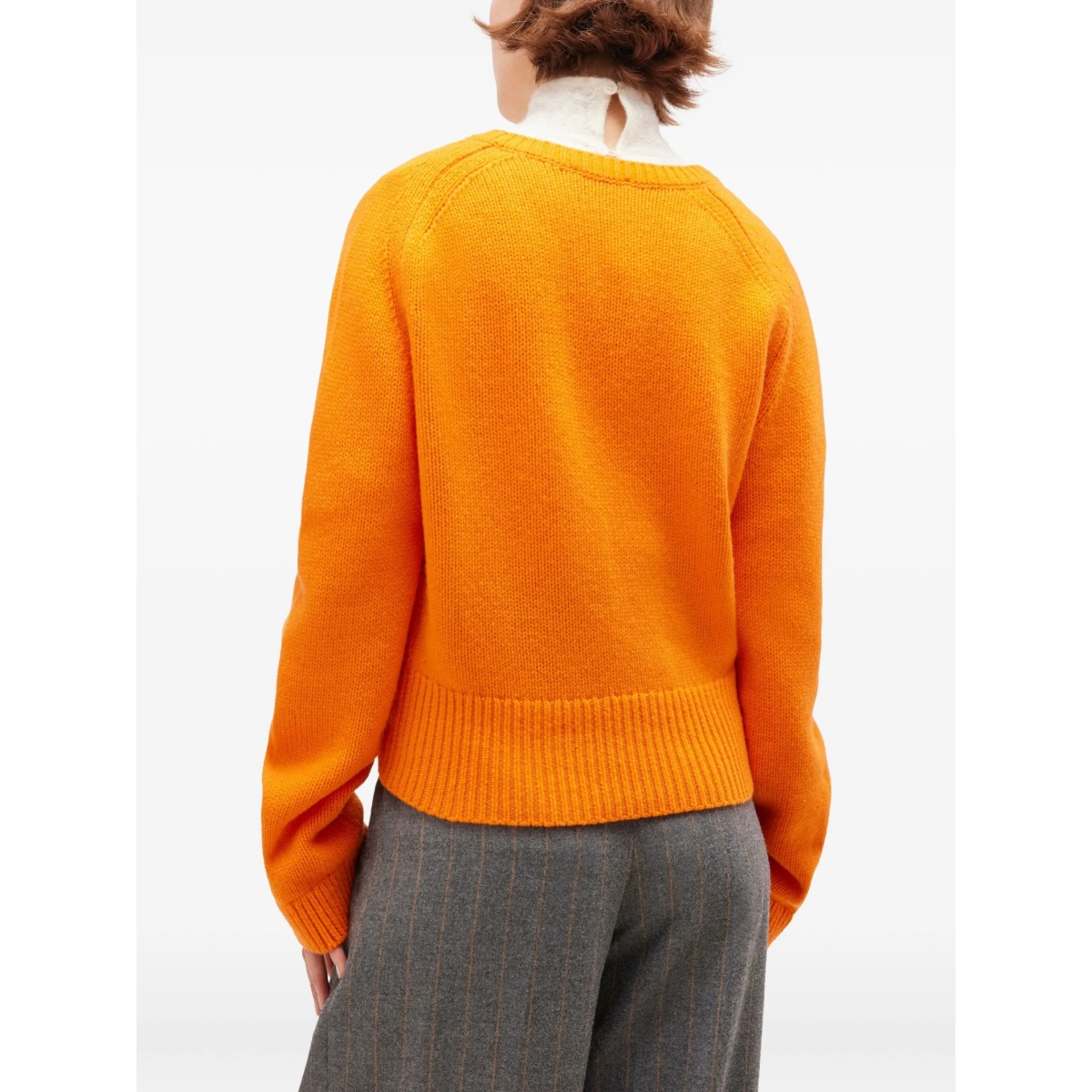 cashmere deep-V-neck sweater - Img 4