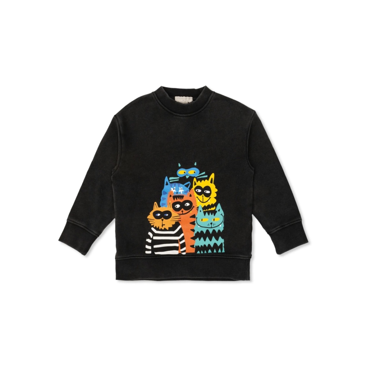 cats-graphic sweatshirt