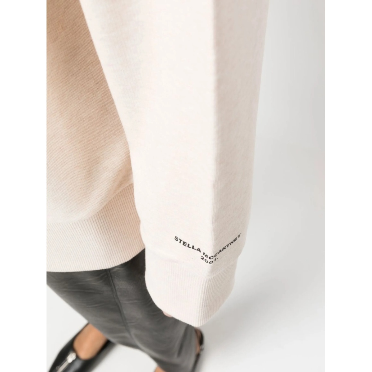chain-link cotton sweatshirt - Img 5