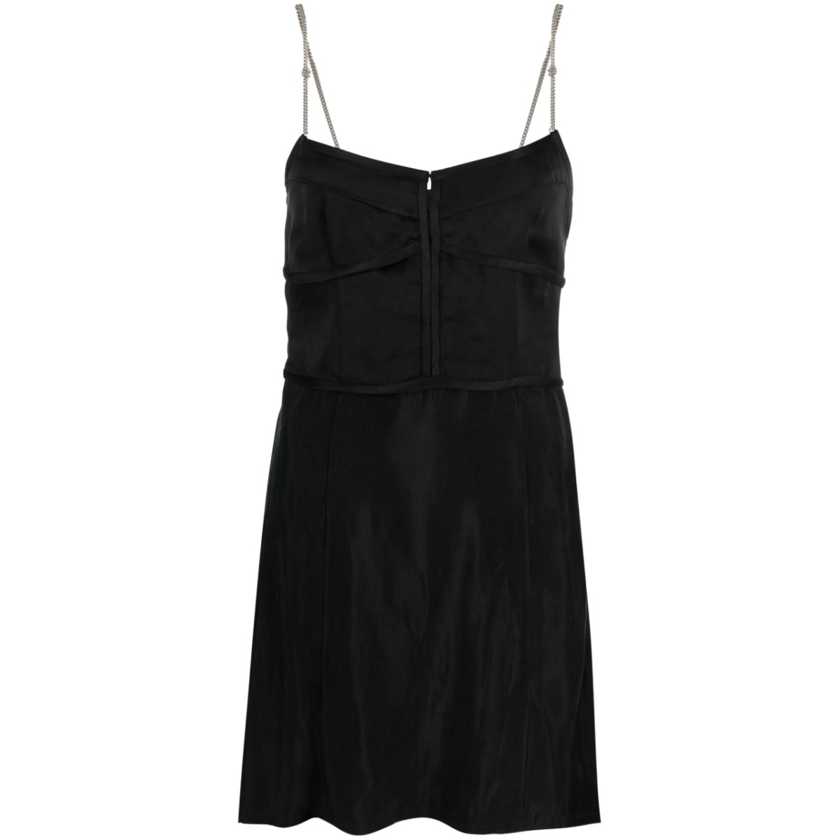chain-straps slip minidress