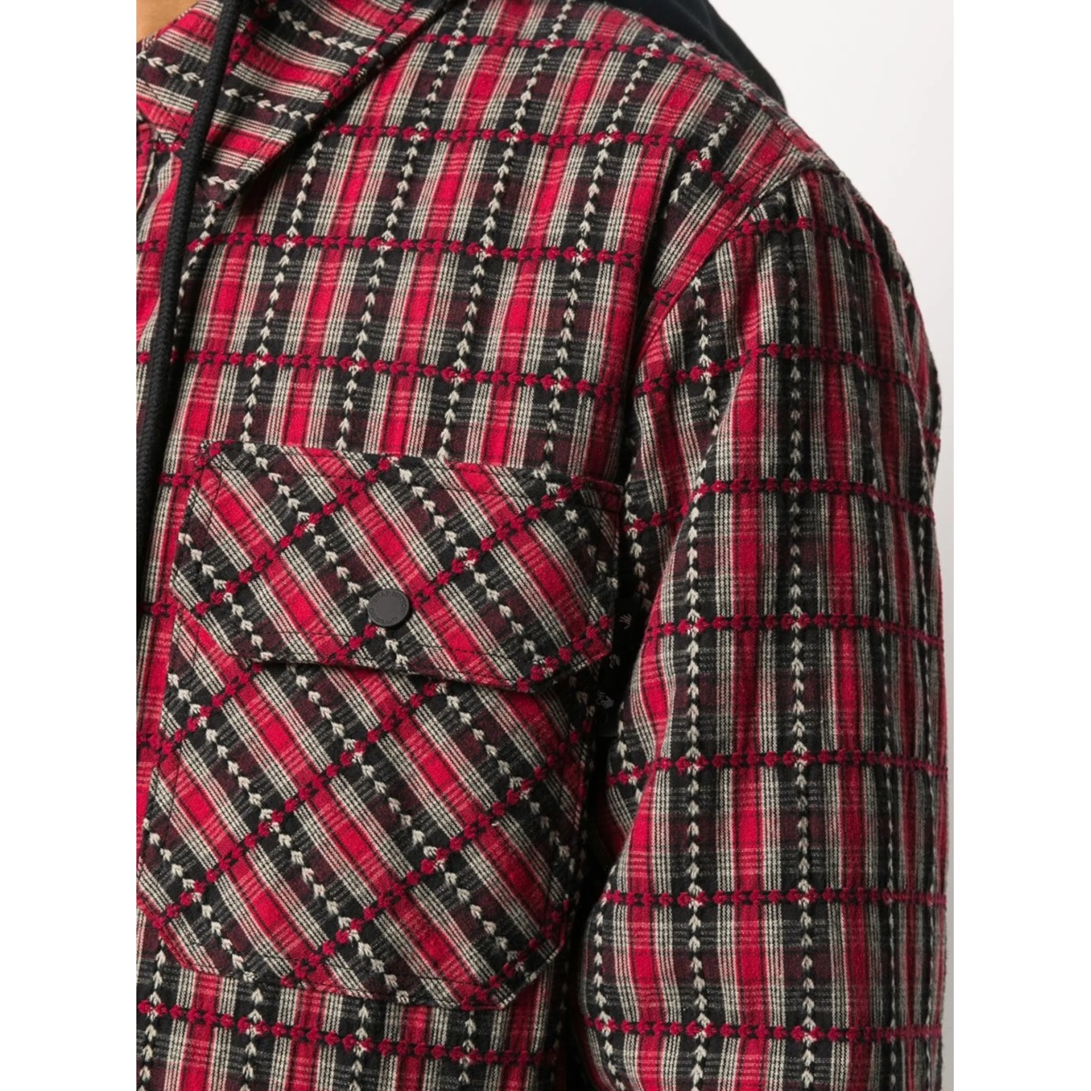 check hooded jacket - Img 5