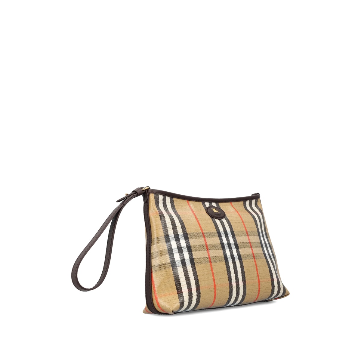 check-pattern clutch bag - Img 3