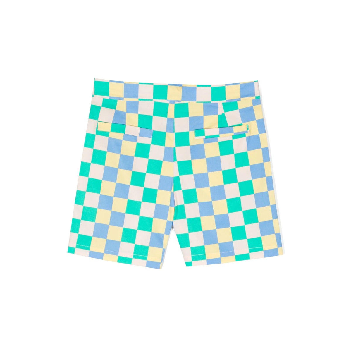 check-print organic-cotton shorts - Img 2