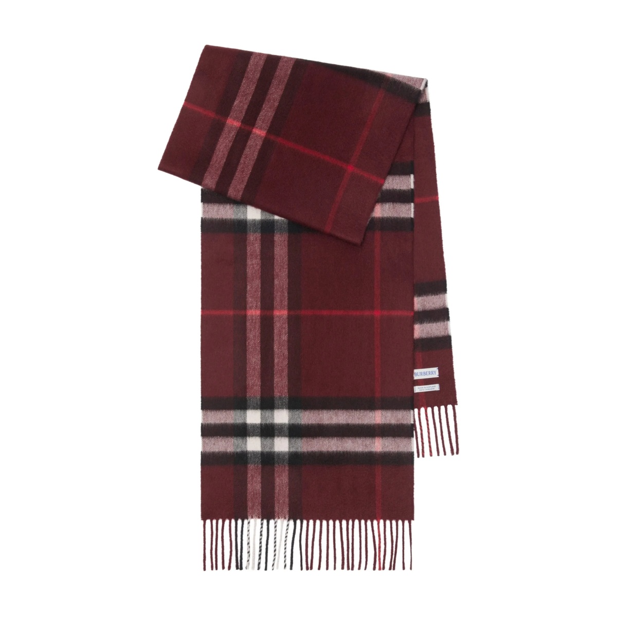checked cashmere scarf