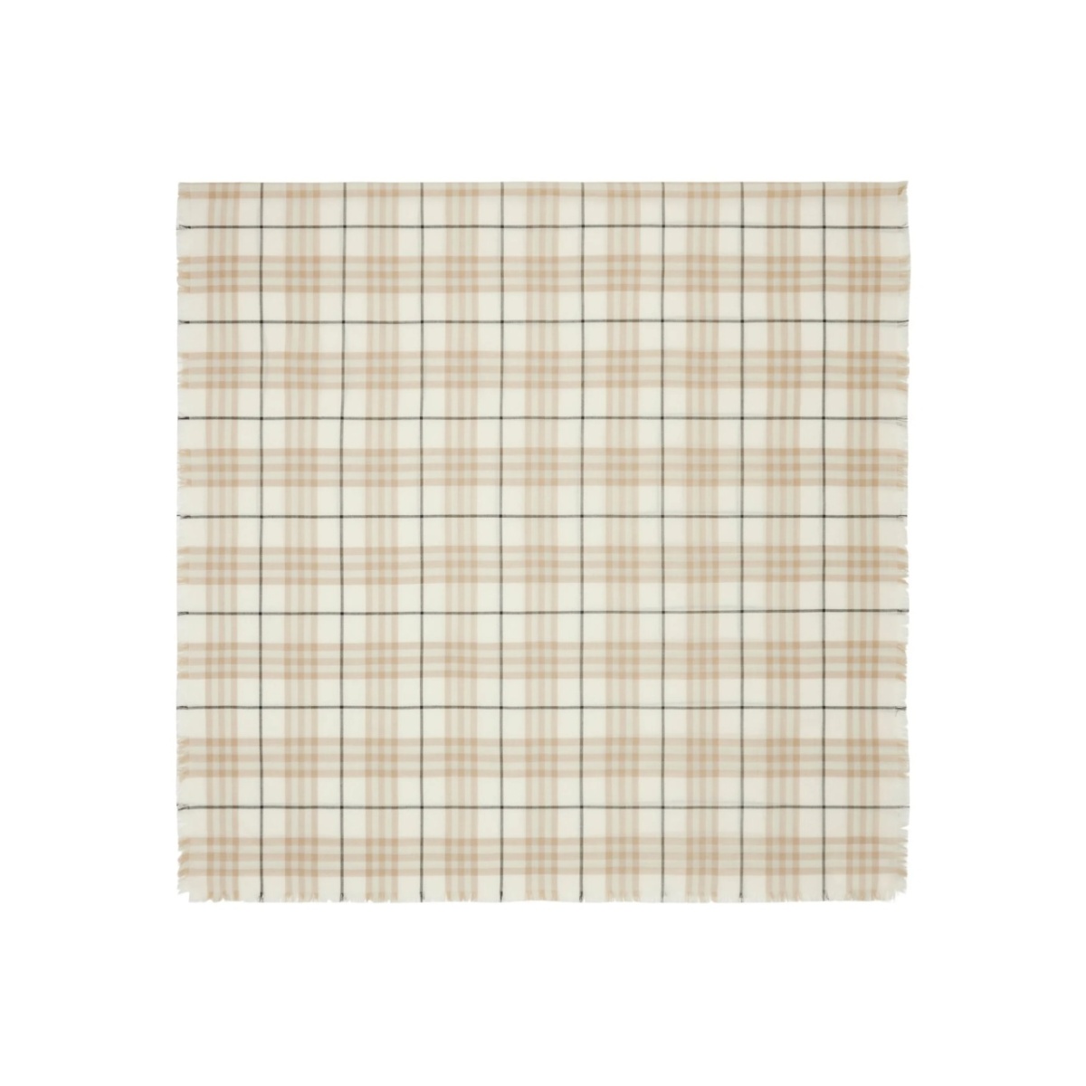 checked scarf