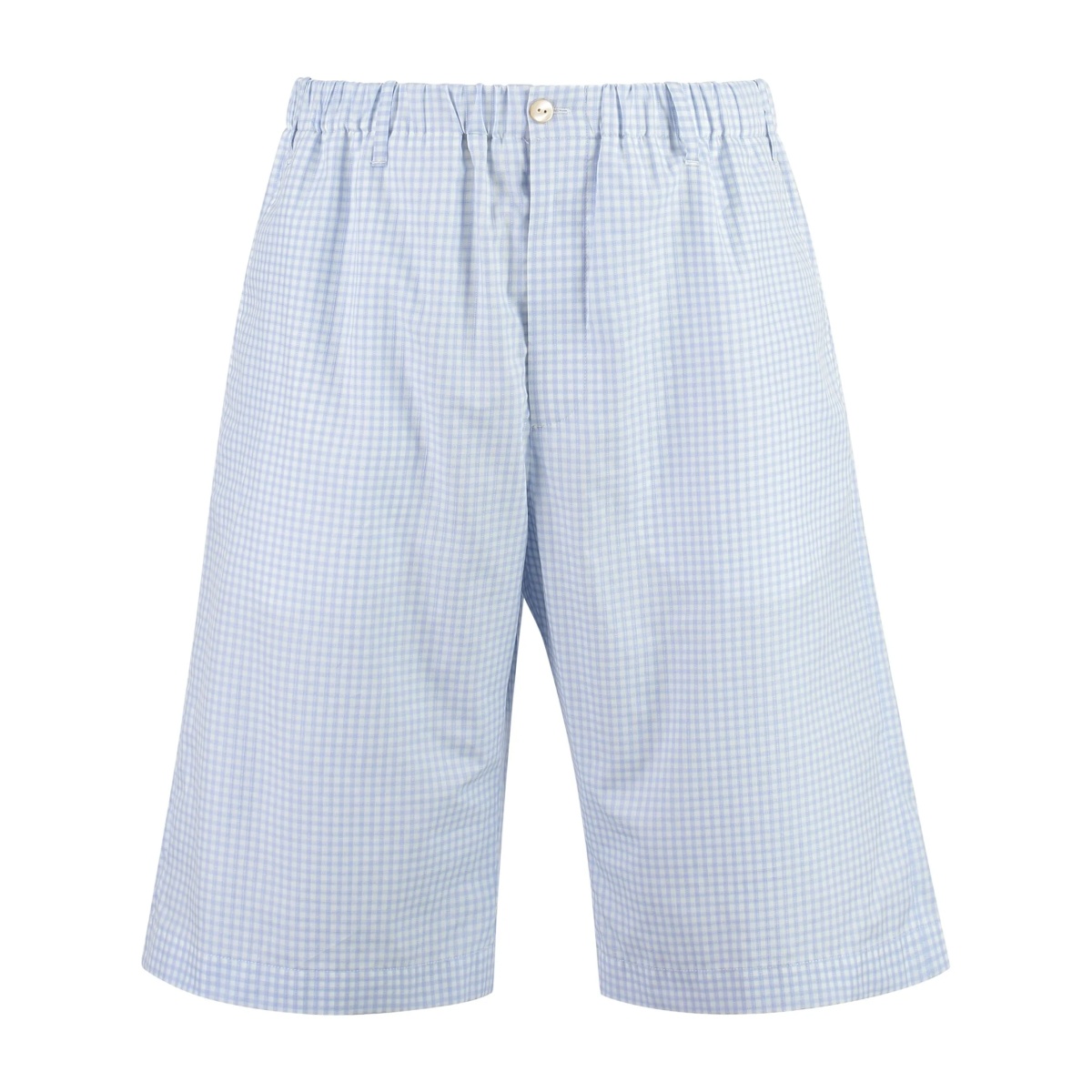 checked shorts