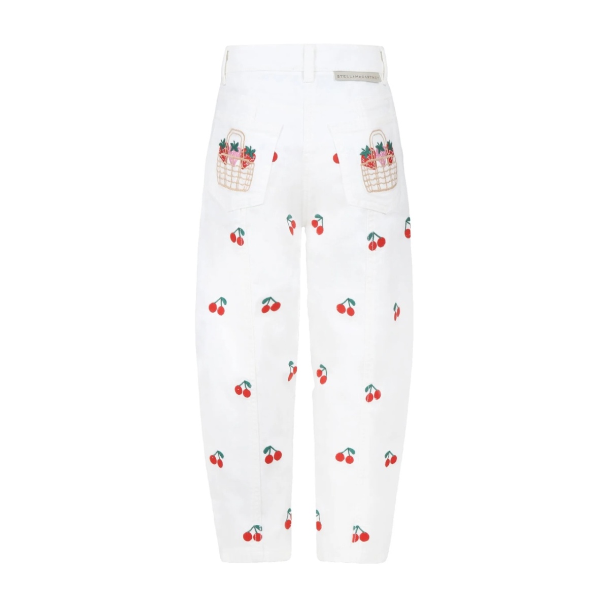 cherry-print jeans - Img 2
