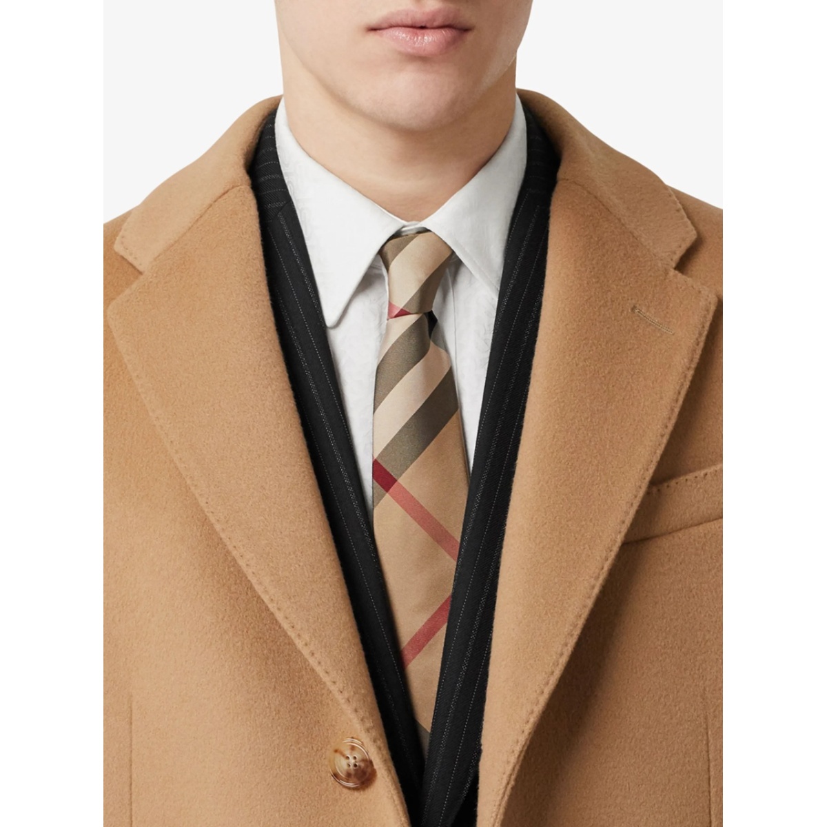 Classic Cut Check Silk Tie - Img 3
