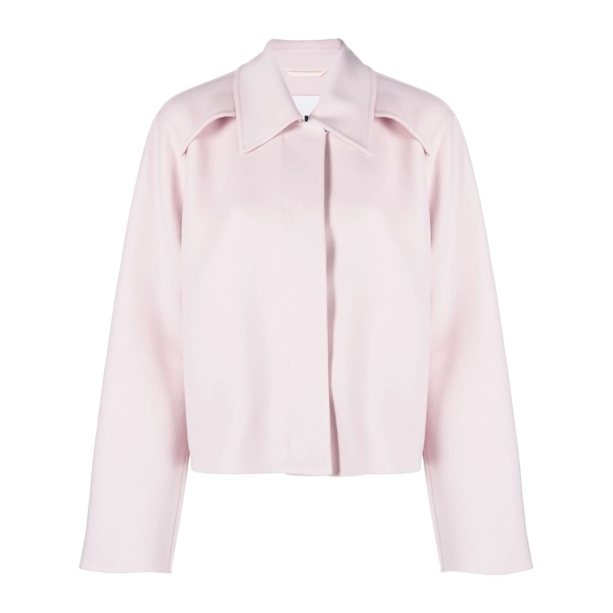 collared wool jacket