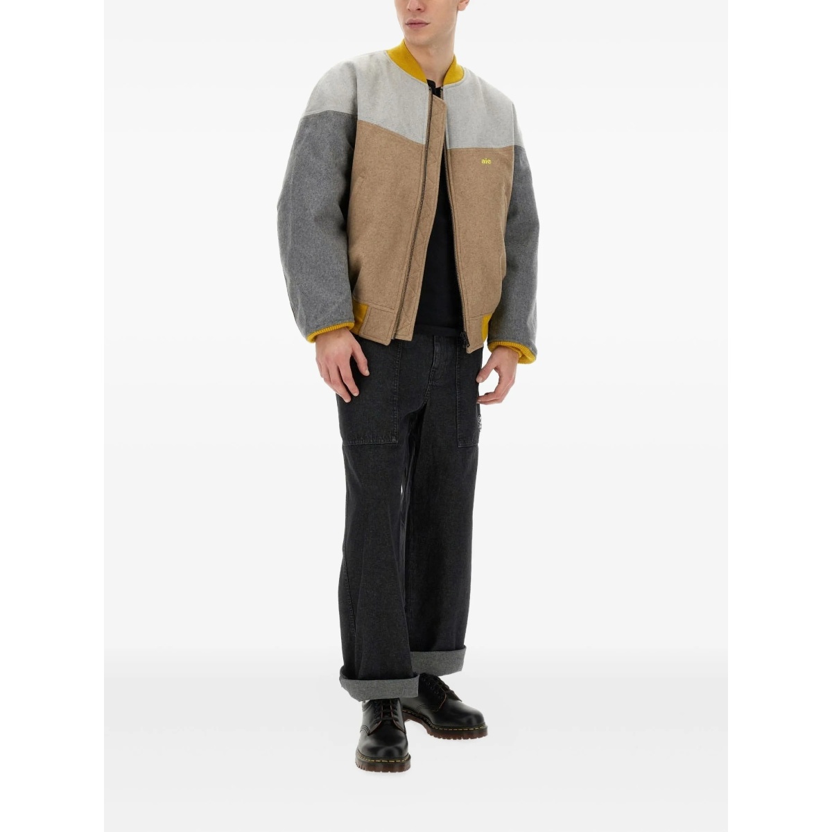 colour-block bomber jacket - Img 2