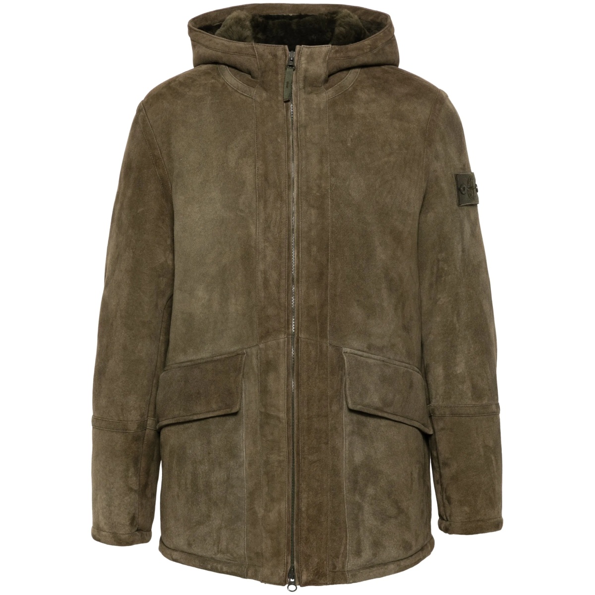 Compass-badge jacket
