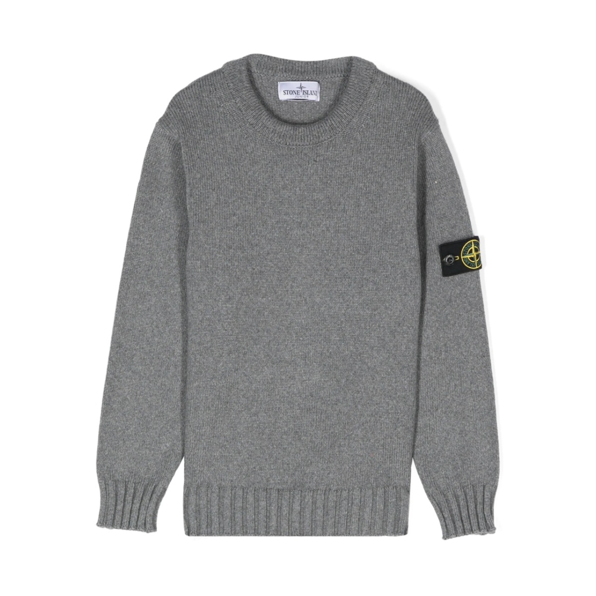 Compass-badge sweater
