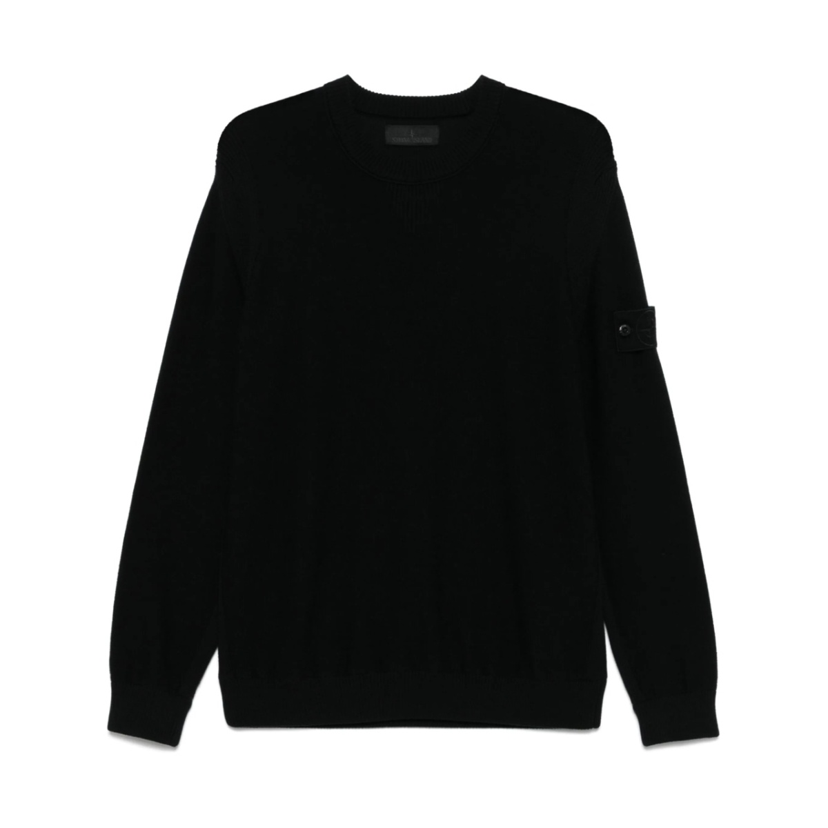 Compass-badge sweater