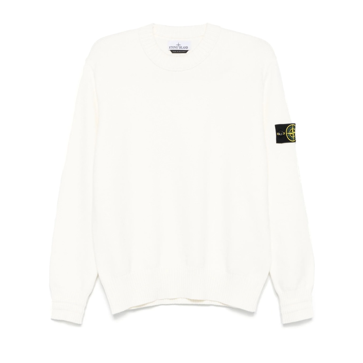 Compass-badge sweater