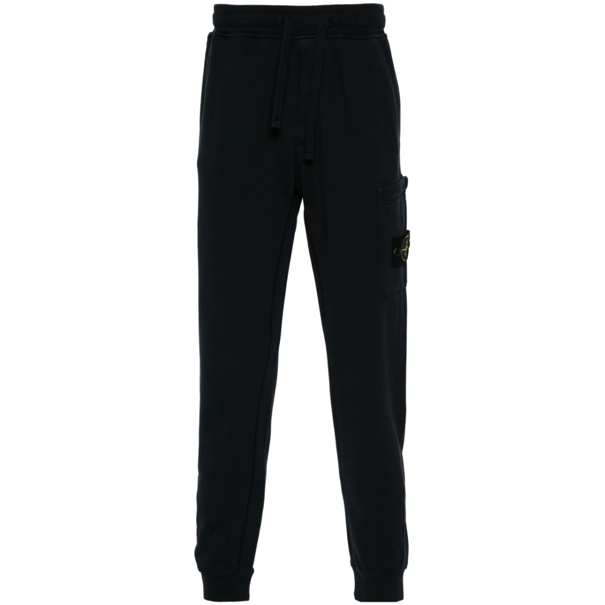 Compass-badge tapered trousers