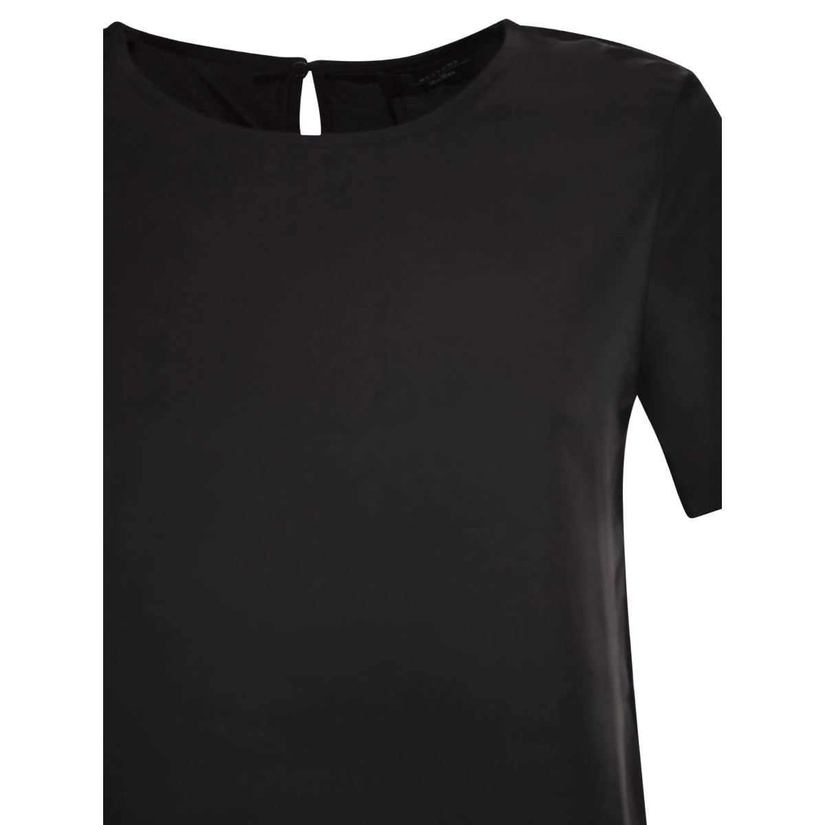 contrasting texture T-shirt - Img 4