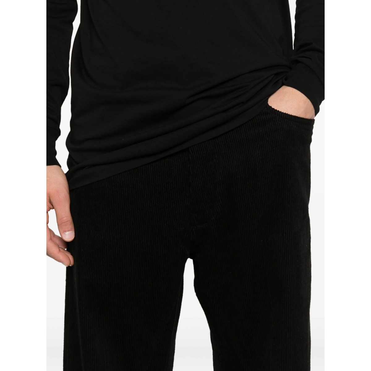 corduroy straight trousers - Img 5