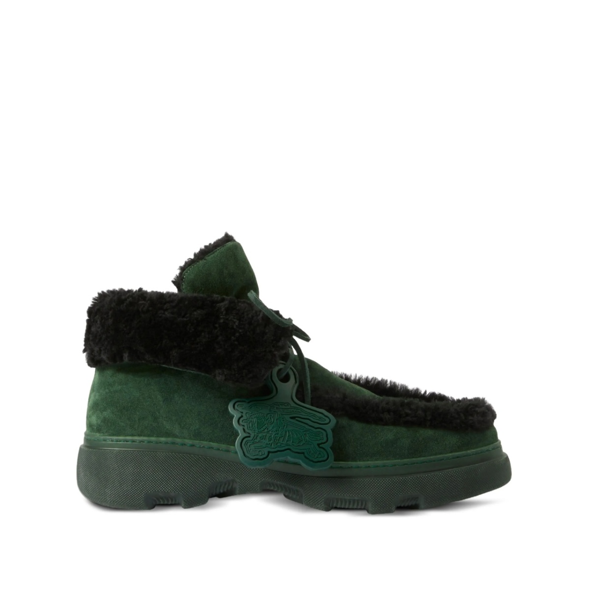 Creeper shearling boots