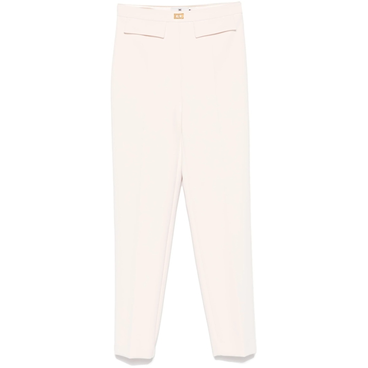 crepe tapered trousers