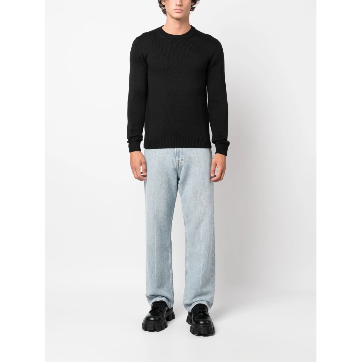 crew-neck merino-wool jumper - Img 2