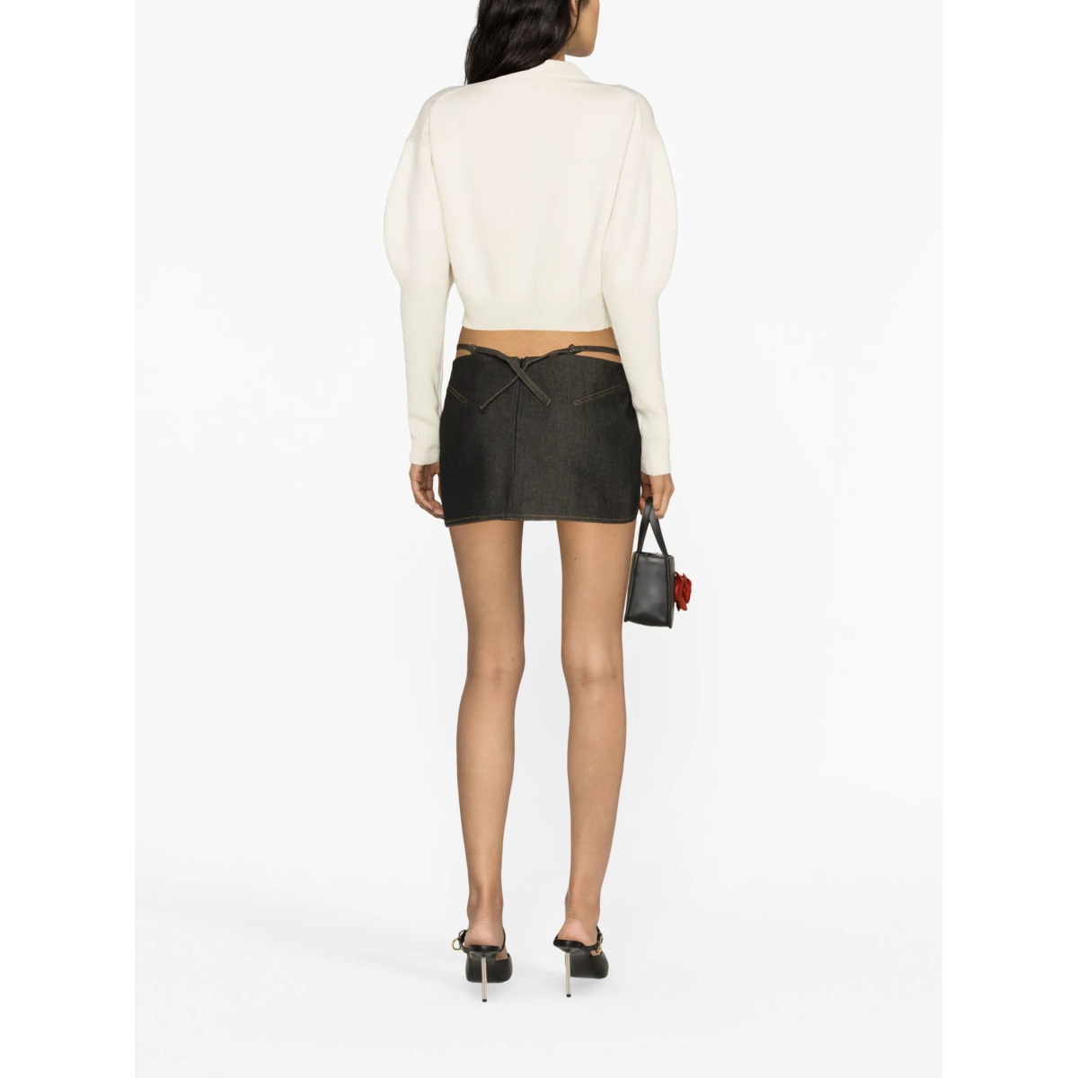 cropped wool-cashmere jumper - Img 4